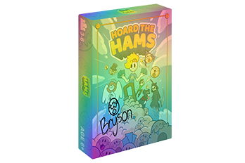 Signed Deluxe Holographic edition of Hoard the Hams